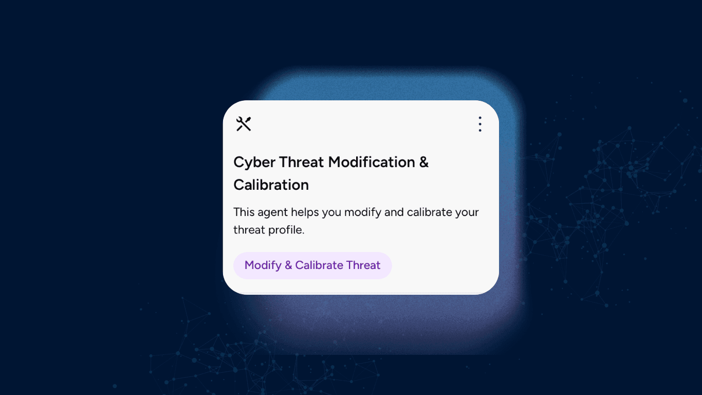 Cyber Threat Modification & Calibration: score threats with evidence