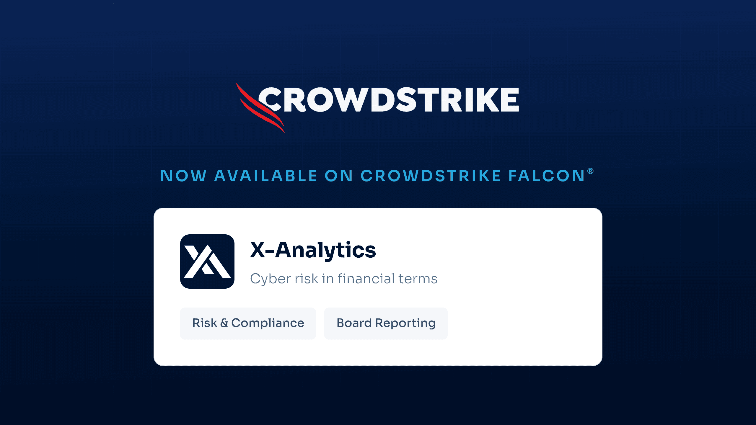 X-Analytics Now Available for Purchase on the Crowdstrike Marketplace