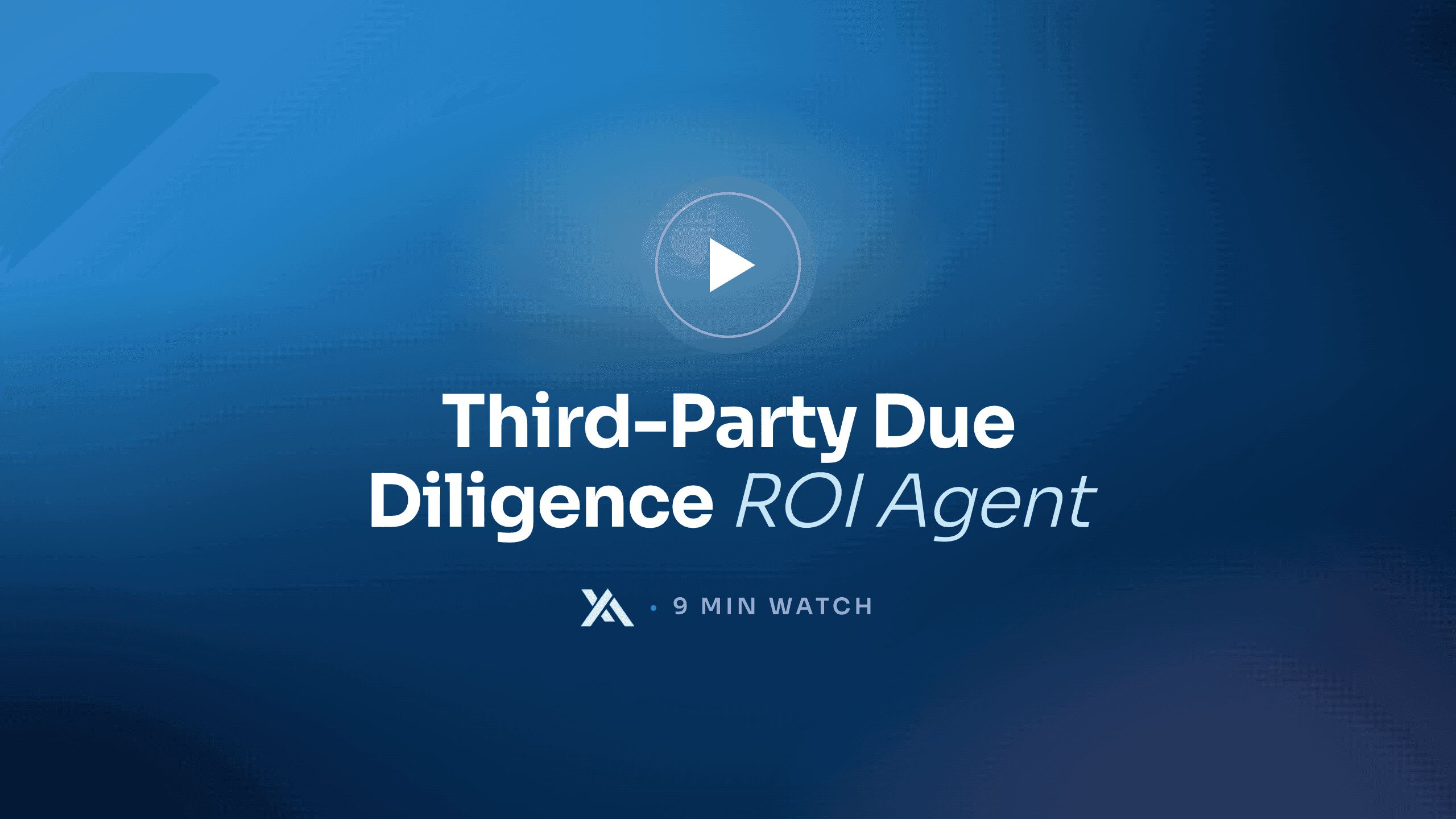 From inputs to a defensible ROI: meet the Third Party Due Diligence ROI agent